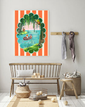 Wind In The Willows Nursery Art Print, 2 of 3