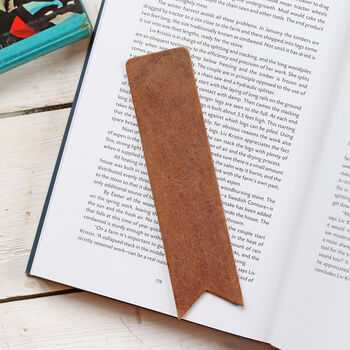 Personalised Classic Leather Bookmark, 2 of 10