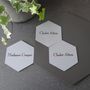 Set Of Six Hexagon Leather Coasters, thumbnail 9 of 12