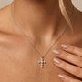 Gold Or Silver Cross Necklace, thumbnail 10 of 10