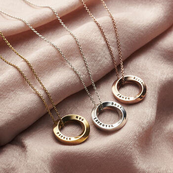 Personalised Mobius Necklace, 4 of 11