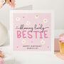 Best Friend Birthday Card Daisy Design, thumbnail 1 of 4