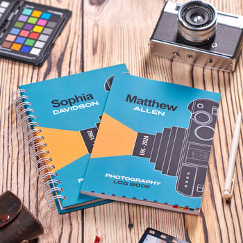 Personalised Photography Journal Notebook, 3 of 10