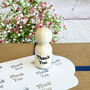 Mini Thank You Rubber Stamp For Crafting And Cards, thumbnail 6 of 7