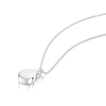 Teardrop Urn Ashes Necklace – Sterling Silver, 2 of 6