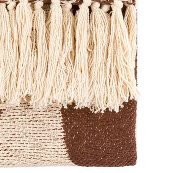 Alma Abstract Throw In Chocolate, 3 of 5