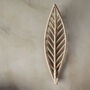 Large Rattan And Bamboo Hanging Leaf Hook, thumbnail 2 of 3