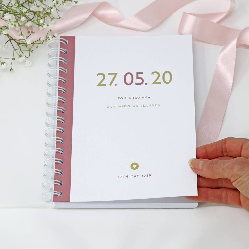 Personalised Date Wedding Planner Handbook, 1 of 11