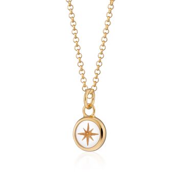 White Star Resin Capture Necklace, 9 of 11