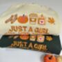 Just A Girl Who Loves Autumn Embroidered Sweatshirt, thumbnail 5 of 6