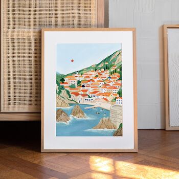 Dubrovnik, Croatia Travel Art Print, 3 of 7