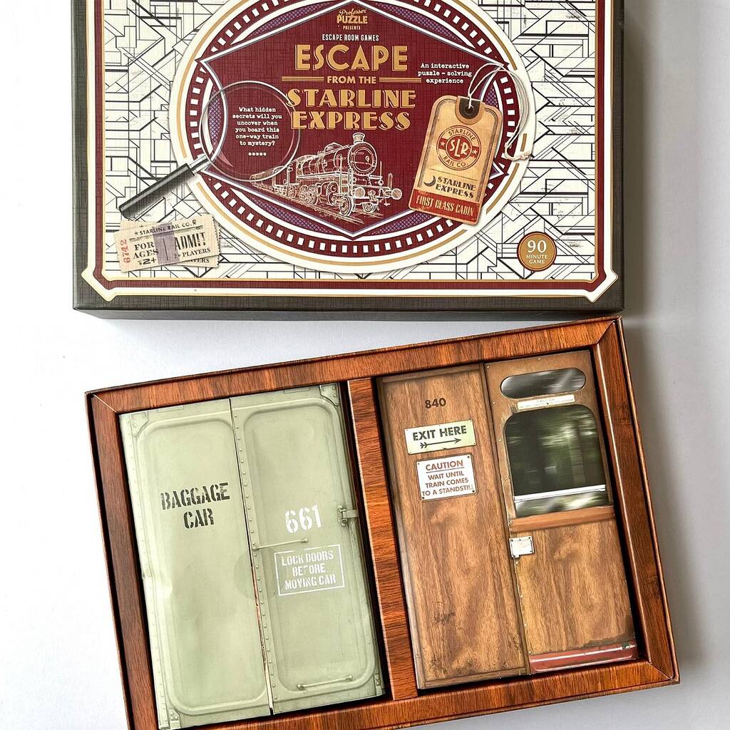 Escape Room Game: Escape From The Starline Express, 1 of 7