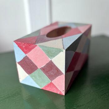 Jester Hand Painted Tissue Box, 6 of 9