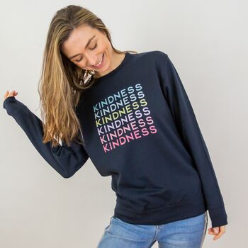 Kindness Printed Sweatshirt Heather Grey, 2 of 2