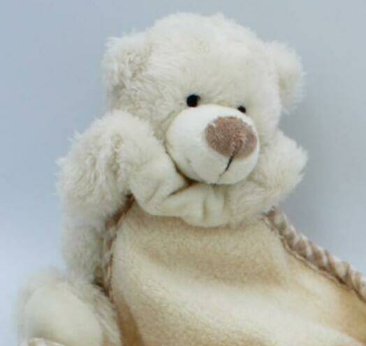Bear Toy Soother With Personalised Heart Keepsake, 1 of 7