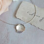 Large Rose Necklace Sterling Silver, thumbnail 1 of 8