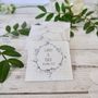 Wedding Wreath Tea Favour Pack Of 10, thumbnail 1 of 8