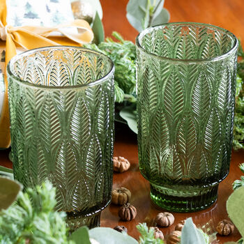 Luxury Forest Green Glassware Collection, 5 of 6