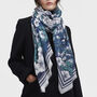 Solara Tales Teal Scarf, thumbnail 3 of 5
