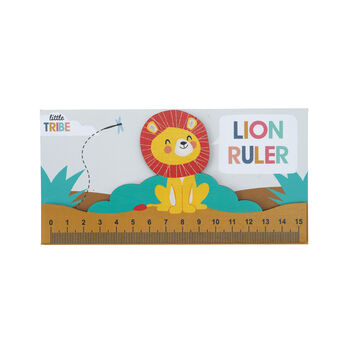 Wooden Lion Ruler | Stationary, 2 of 4