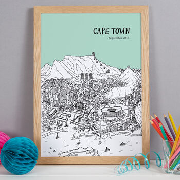 Personalised Capetown Print, 9 of 9