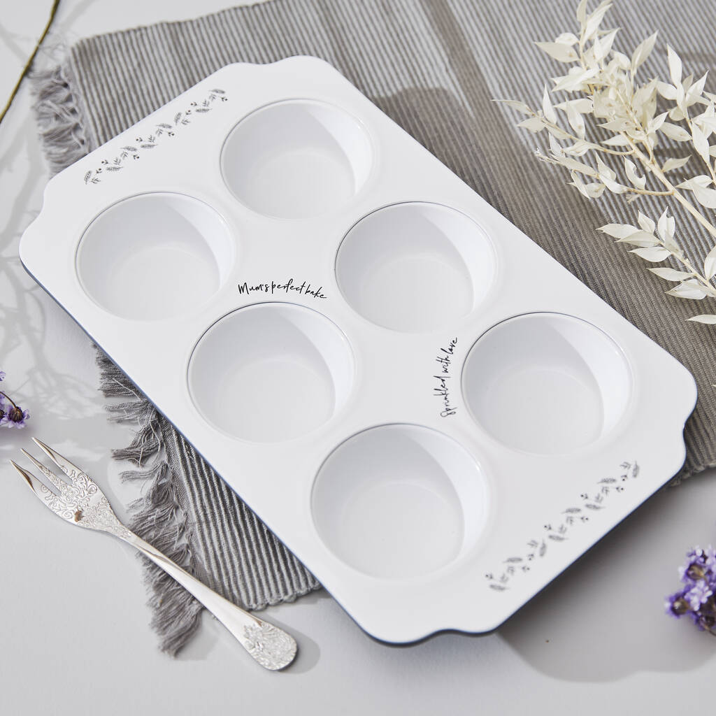 Floral Personalised Muffin Tin, 1 of 4