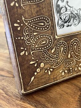 Wooden Picture Frame: Tabletop Photo Display, Artisan Crafted, 10 of 12