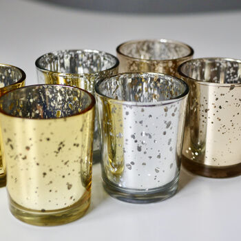 Sparkly Tealight Holder Pair, 2 of 11