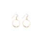 Mother Of Pearl Beaded Hoop Earrings, thumbnail 2 of 3