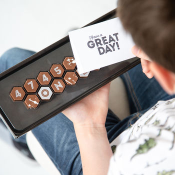 Personalised Days On Earth Birthday Chocolates, 3 of 8