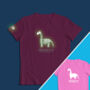 Dinosaur Glow In The Dark T Shirt, thumbnail 4 of 10