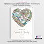 Where We Said I Do Ordnance Survey Landranger Personalised Map Print Wedding Gift, thumbnail 1 of 12