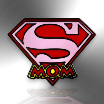 Super Mom Small New Mum Mother's Day Enamel Pin, 3 of 8