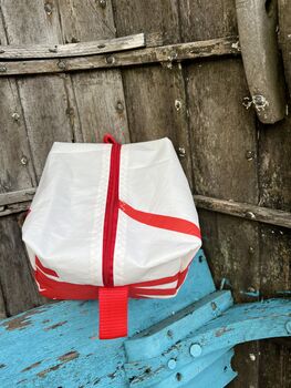 Little Upcycled Sailcloth Wash Bag, 3 of 6