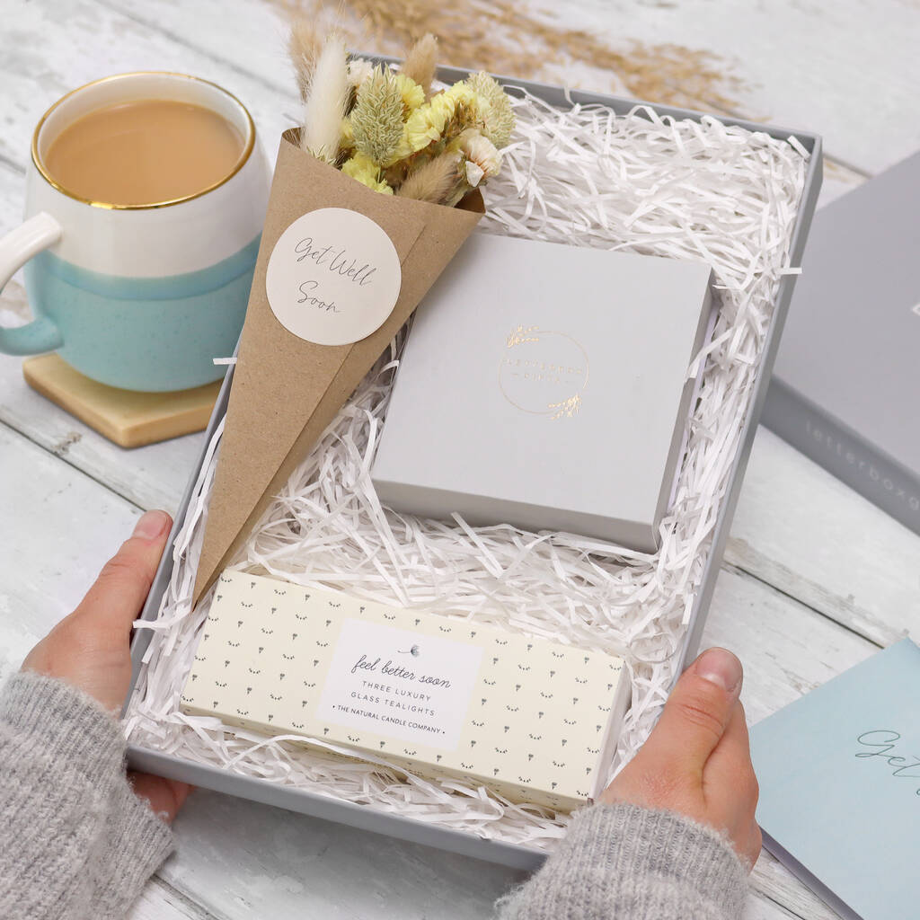 Get Well Soon Flowers And Chocolate Letterbox Gift Set By Letterbox Gifts