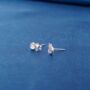 Astronaut Moon Stud Earrings, thumbnail 6 of 8