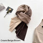 Muted Ombre Cashmere Blend Scarf, thumbnail 12 of 12