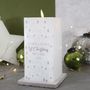 First Married Christmas LED Wax Snowflake Candle, thumbnail 6 of 7