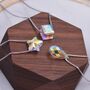 Sterling Silver Tiny Little Colour Changing Crystal Pendant Necklace, thumbnail 1 of 12