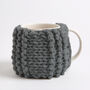 Beginner Ribbed Cup Cosy Knitting Kit, thumbnail 3 of 6