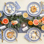 French Toile Small Party Plates X 10, thumbnail 4 of 4