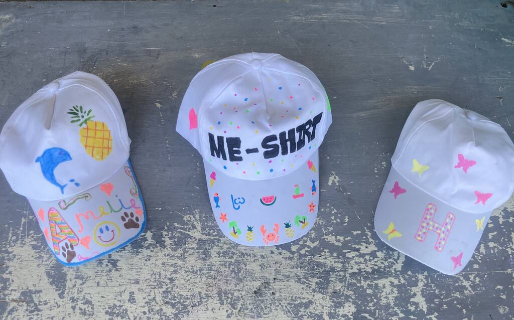 Kids Design Your Own Cap Party Activity By MeShirt Kits