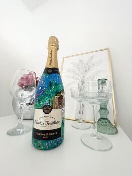 Personalised Hand Painted Engagement Story Bottle, 6 of 7