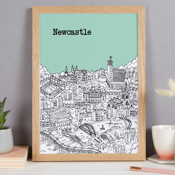 Personalised Newcastle Print, 8 of 11