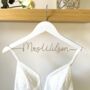 Personalised Wedding Dress Hanger – Bride Gift In Luxury Gift Box, thumbnail 3 of 8
