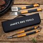 Personalised BBQ Tools Shadow Tool Set, thumbnail 1 of 4