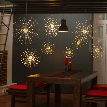 Silver Starburst Hanging Light, 4 of 4