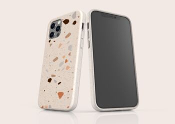 Orange Terrazzo Biodegradable Phone Case, 5 of 8