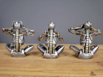 Set Of Three Steampunk Skeleton Ornaments, 2 of 2