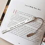 'A New Chapter Begins…' Bookmark With Feather Charm, thumbnail 2 of 12